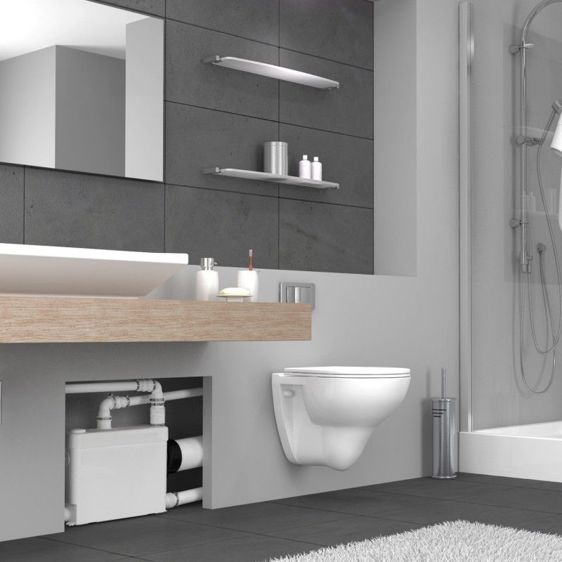 Sanipack | WC SUSPENDIDO + LAVAMANOS+ DUCHA+ BIDE