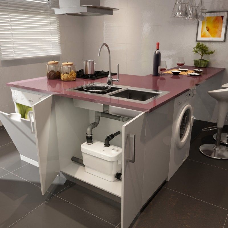 Sanivite | DUCHA + LAVAMANOS+ BIDE + FREGADERO + LAVADORA + LAVAVAJILLAS