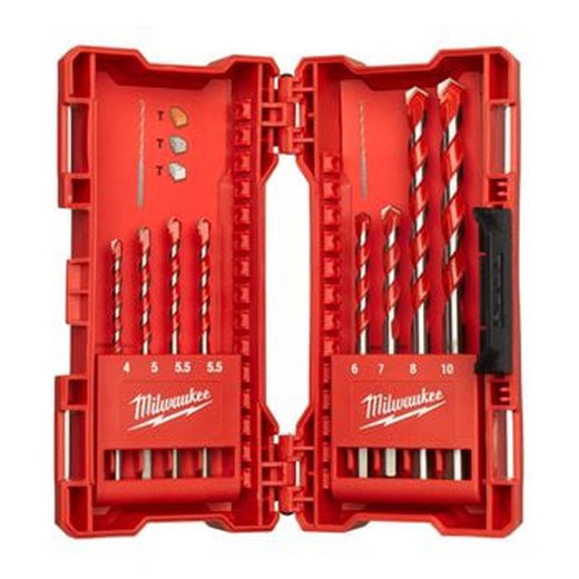 Brocas para hormigón-vástago de 3 caras  Milwaukee 4932471192