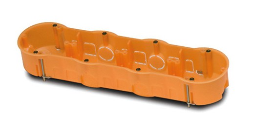 Vierfach bündig montierte Universal-Gipskartonbox für FAMATEL 3261-Mechanismen
