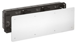 Caja de conexión de empotrar. De 500 x 160 mm. Tapa con tornillos.