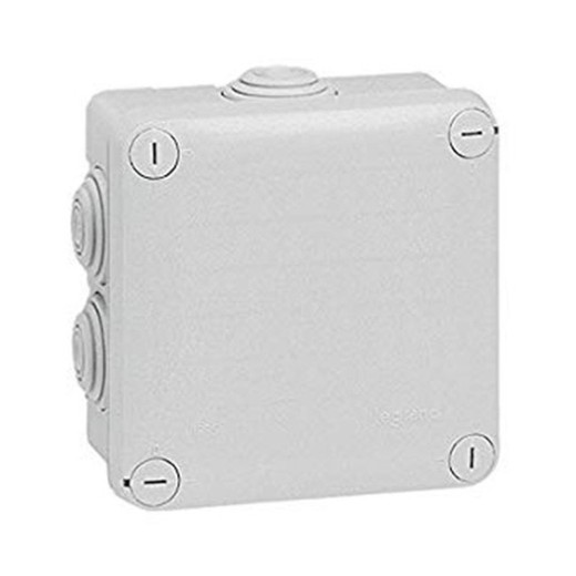 Caja Plexo - IP 55 - IK 07 - cuadrada - 105x105x55 mm - 7 entradas Ref 092022