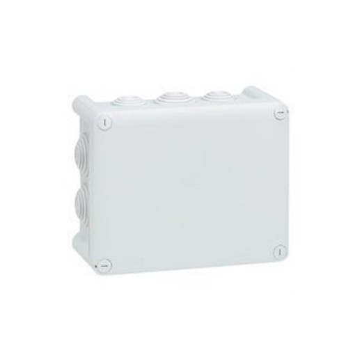 Boîte plexo - IP 55 - IK 07 - rectangulaire - 180x140x86 mm - 10 entrées 092176