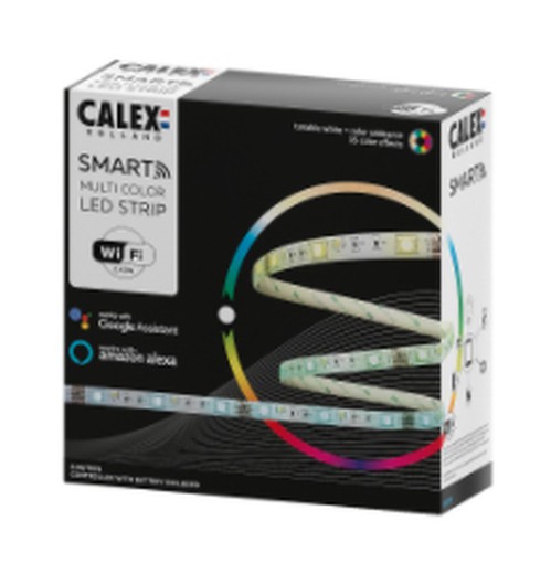 Calex Smart RGB + Bande LED blanche 5 m Calex 429240