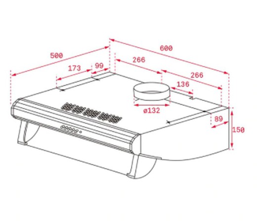 Classic Hood C6420 Dois Motores, Branco E Inox Da TEKA — Voltiks