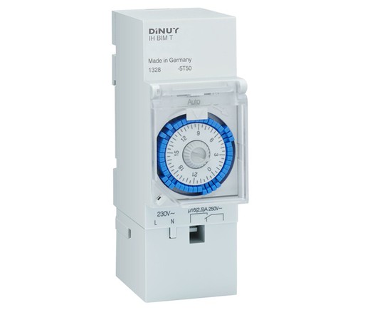 Dinuy analoge schakelklok 2 dagmodules met reserve IH BIM QT