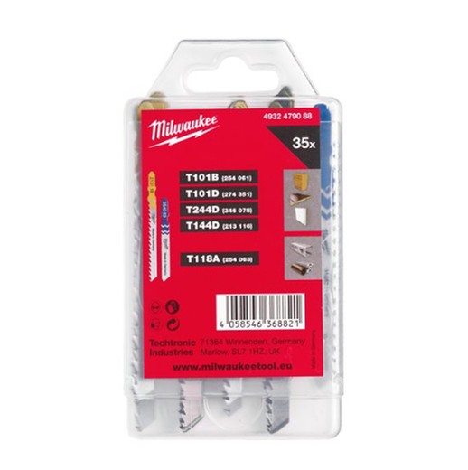 Spil 35 stiksave Milwaukee 4932479088