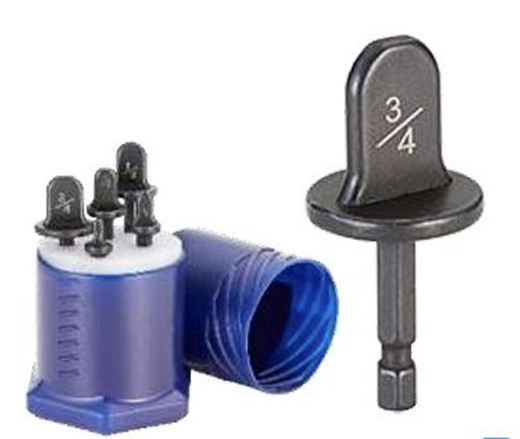 Flare bit kit til boremaskine med ledning, 1/4” 3/8” 1/2” 5/8” 3/4” Hecapo 4646530000