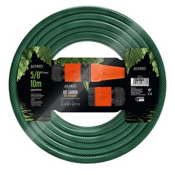 ECO-Polyester-Gartenschlauchset. 5/8 10m Alpha Dyser 48376