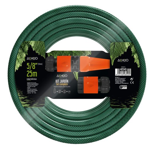 Kit de tuyau d'arrosage en polyester ECO. 5/8 25m Alpha Dyser 48540