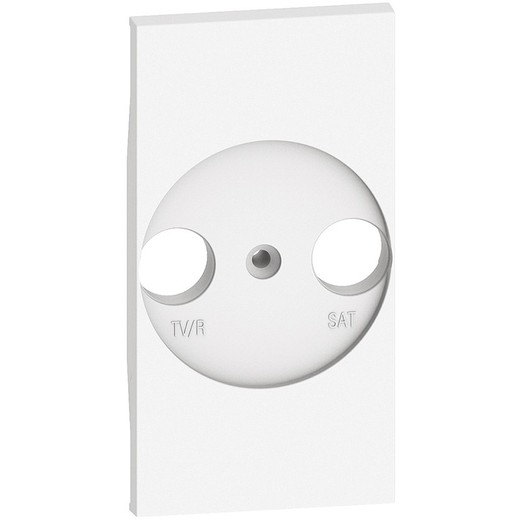 LN- Frente para mecanismo de antena universal de TV 2M BRANCO KW4212