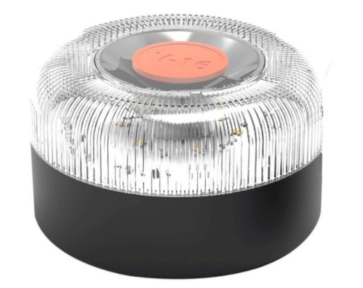 Led nødlys V16 BM- Gul magnetisk bundfyr CS1843