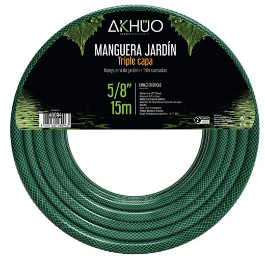 ECO polyester garden hose. 5/8 15m Alpha Dyser 48094