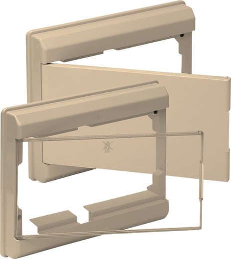Moldura e porta em marfim para caixas da Série CLASSIC. Para caixas refs 661, 691 e 694.