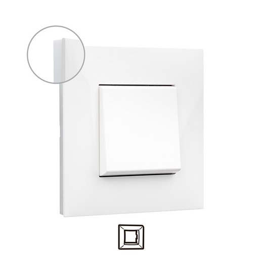 Placa embellecedora Valena Next 1 elemento blanco  Legrand 741001