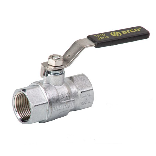 Ball valve T-2000 11/2 F-F stainless lever