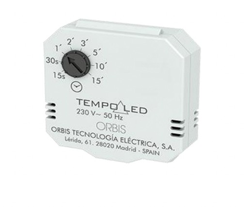 Timer regolabile Tempo LED 15sec/15min 2-3 OB200007 Orbis