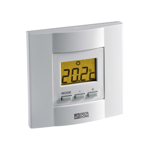 Termostato ambiente con pulsanti per climatizzazione Tybox 51 DELTA DORE 6053036