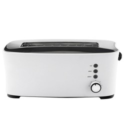 2pc White Toaster. 1000w. Large KUKEN 33619