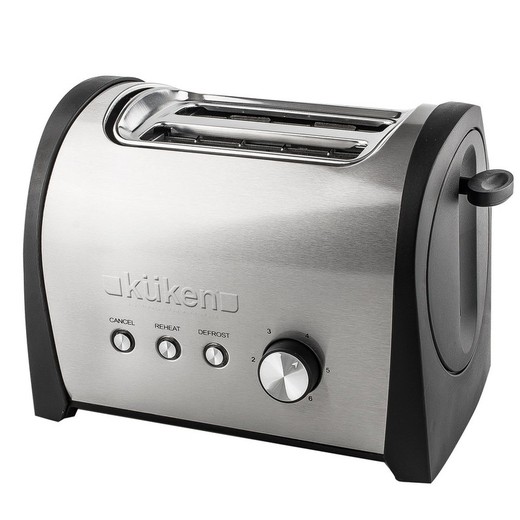 Toaster Inox 2pc 2pc. 800w. KUKEN 33621