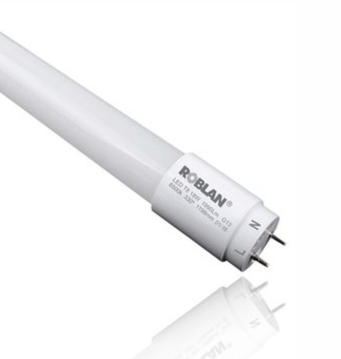 Tubo Led Cristal Roblan 1200mm 18W 4000k LEDT818330F