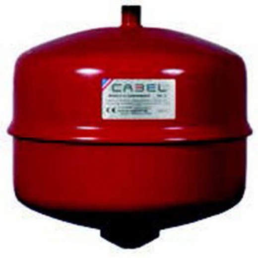 Expansion vessel 8l vertical 4bar M 3/4" heating -10°/+99°C Cabel VEC8L4B