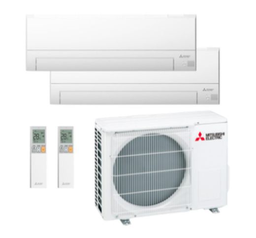 Sæt 2x1 Mitsubishi Ext 5.3kw - 2.5Kw + 3.5Kw MXZ-BT2535E53VF