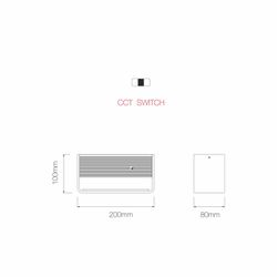 Applique LED decorativa 7W ICON di Beneito y Faure 4383