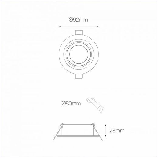 EN ring naturlig borstad aluminium Beneito och Faure