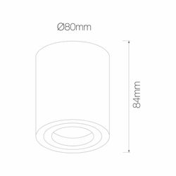 EIN Ring schwarz-weiße Aluminiumoberfläche