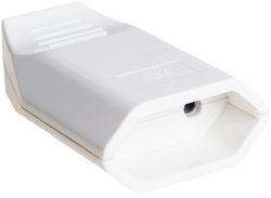 Socle mobile 2P, 10A 250V~. Couleur blanche.