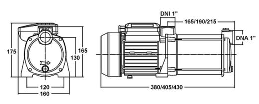 Elettropompa multicellulare BM-80/3 Cabel 9019