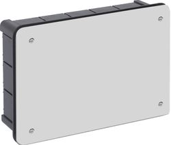 Caja de conexión de empotrar. De 160 x 100 mm. Tapa con tornillos