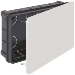 Caja de conexión de empotrar. De 160 x 100 x 50 mm. Tapa con garra metálica.