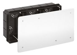 Caja de conexión de empotrar. De 300 x 160 mm. Tapa con tornillos.
