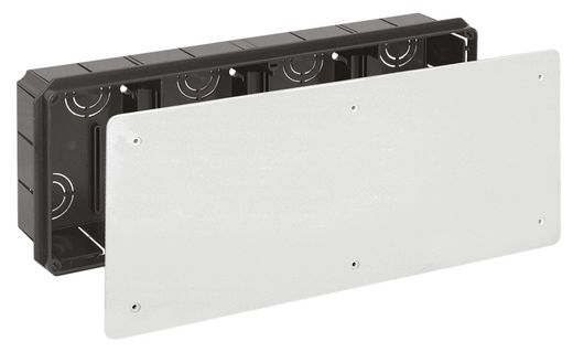 Boitier de connexion intégré. 400x160mm. Couvrir avec des vis.