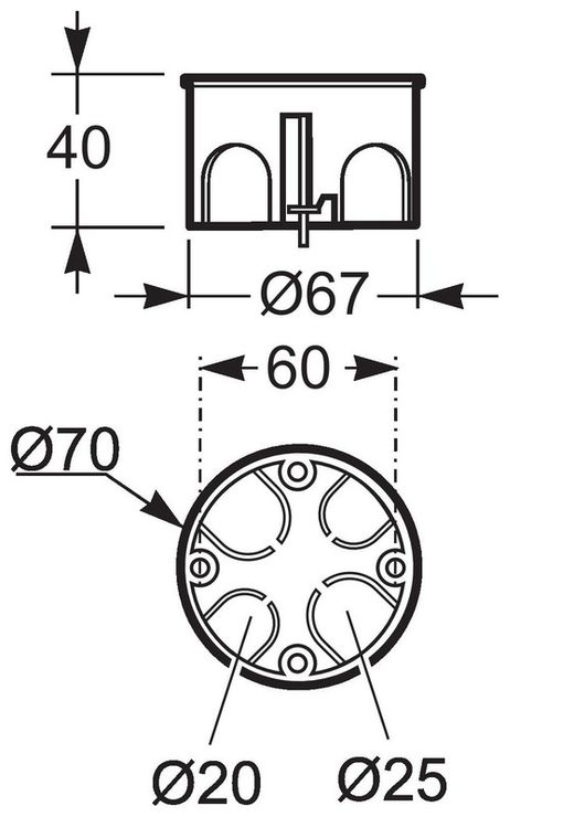 Pladur embedding box for FAMATEL 3255 mechanisms