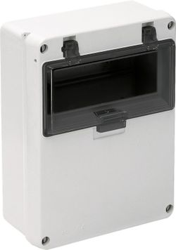 Caja estanca de distribución de 7 elementos. IP54.