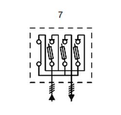 Caja general de protección CGPH-250/7-BUC 250 A  Schneider Electric CGPH2507BUCC