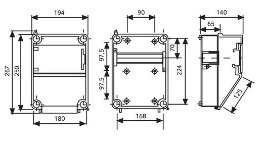 Box für 8 BJC T-13 Module