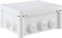 Plexo box - IP 55 - IK 07 - rectangular - 180x140x86 mm - 10 entries 092176