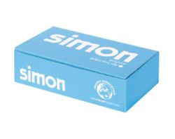 Surface box 500 Cima 4 double modules white Simon 51000004-030