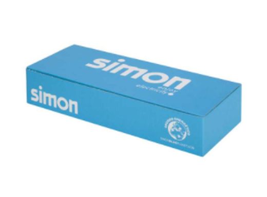 Surface box 500 Cima 6 double modules white Simon 51000006-030