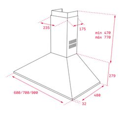 Extractor Hood DBB60 Teka 40460400