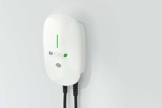 7,4 kW 32 A einphasiges evOptima-Ladegerät mit 5 m Schlauch Typ 2 E40-W2274 - Evmobe