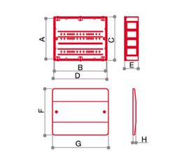 Cabine d'inspection CT473 475x280 mm Potermic 010 013