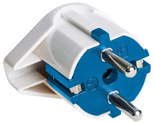 Prise 2P+T, 16A 250V~. Couleur blanche