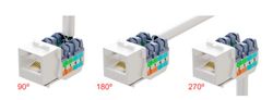 Connettore universale Cat 6 Slim Mach3 femmina UTP RJ45
