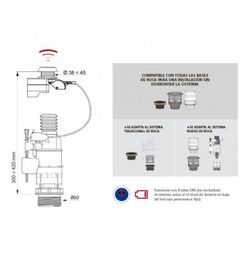 WIRQUIN Kontaktloser hygienischer TRONIC 2 WC-Entlader 10723408