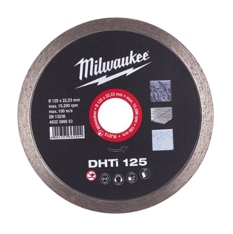Disco diamante continuo DHTI 125 Milwaukee 4932399553 — Voltiks